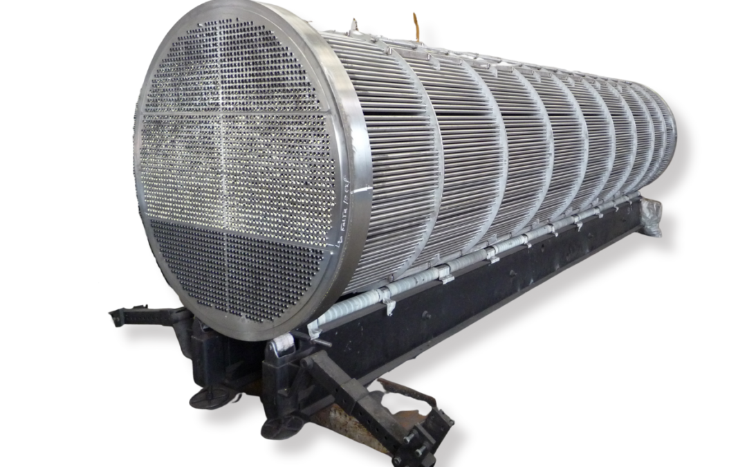 Tube Sheets - made by clad plates at Shockwave Metalworking Technologies