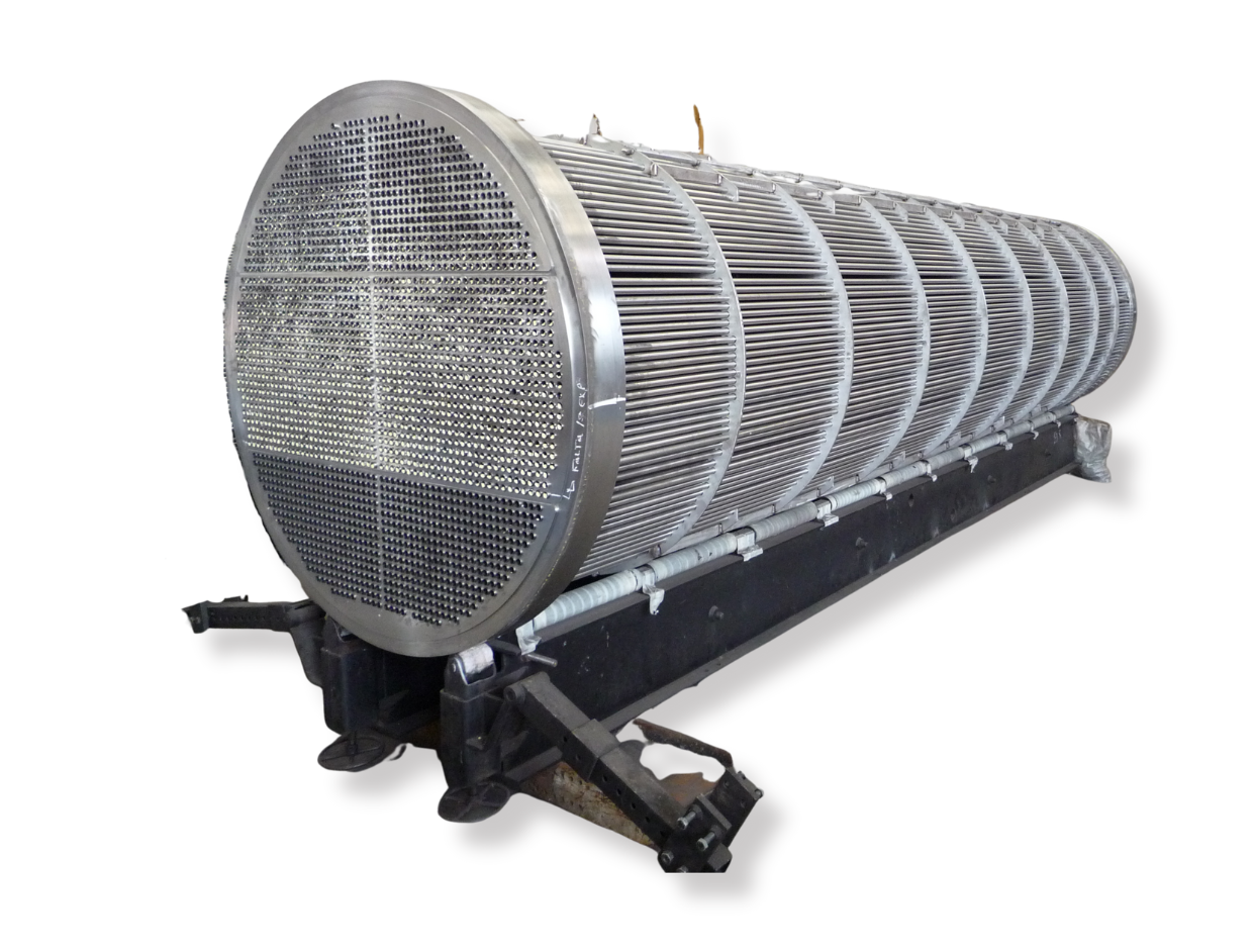 Tube Sheets - made by clad plates at Shockwave Metalworking Technologies