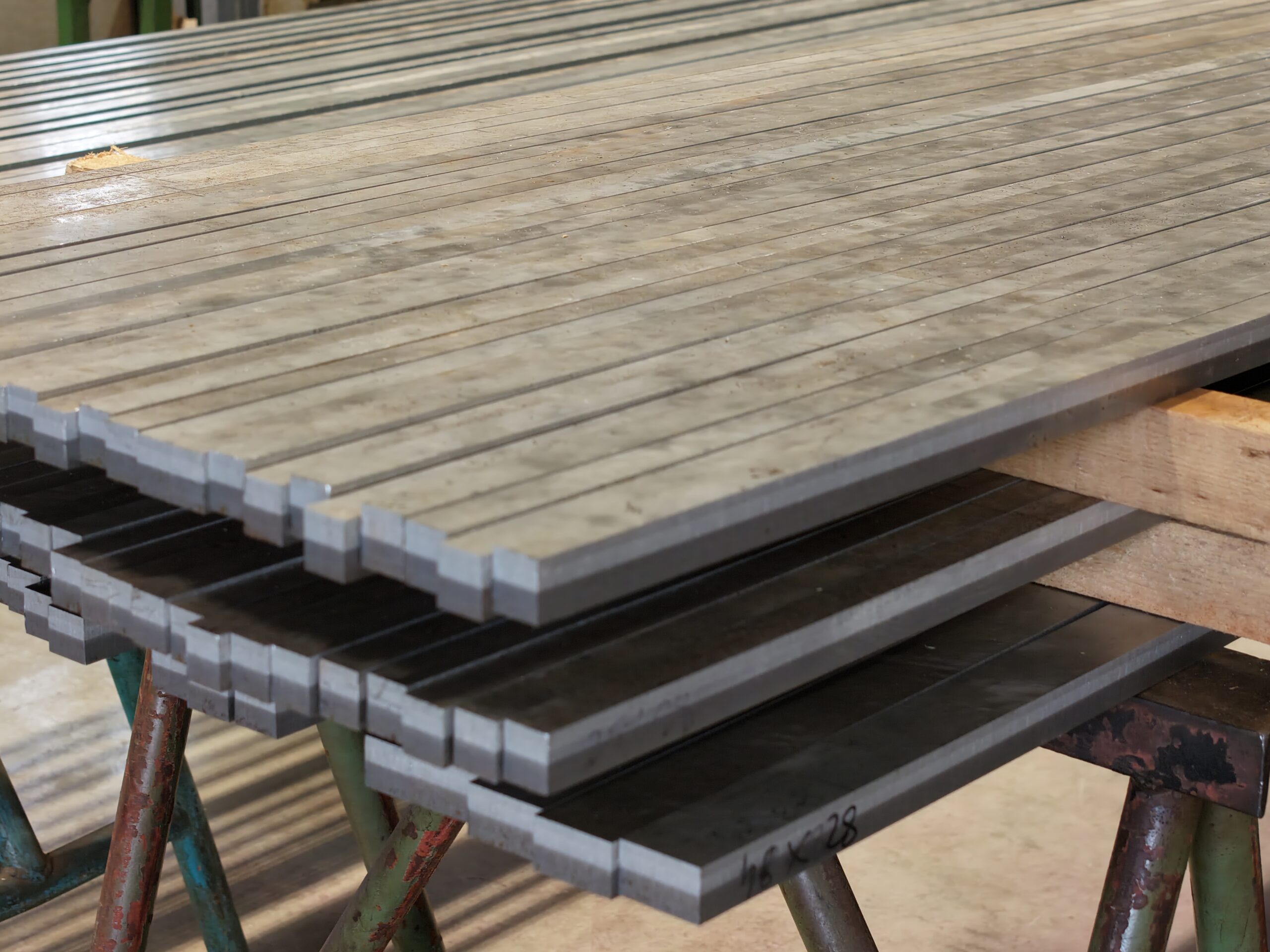 Clad plates ready for the client