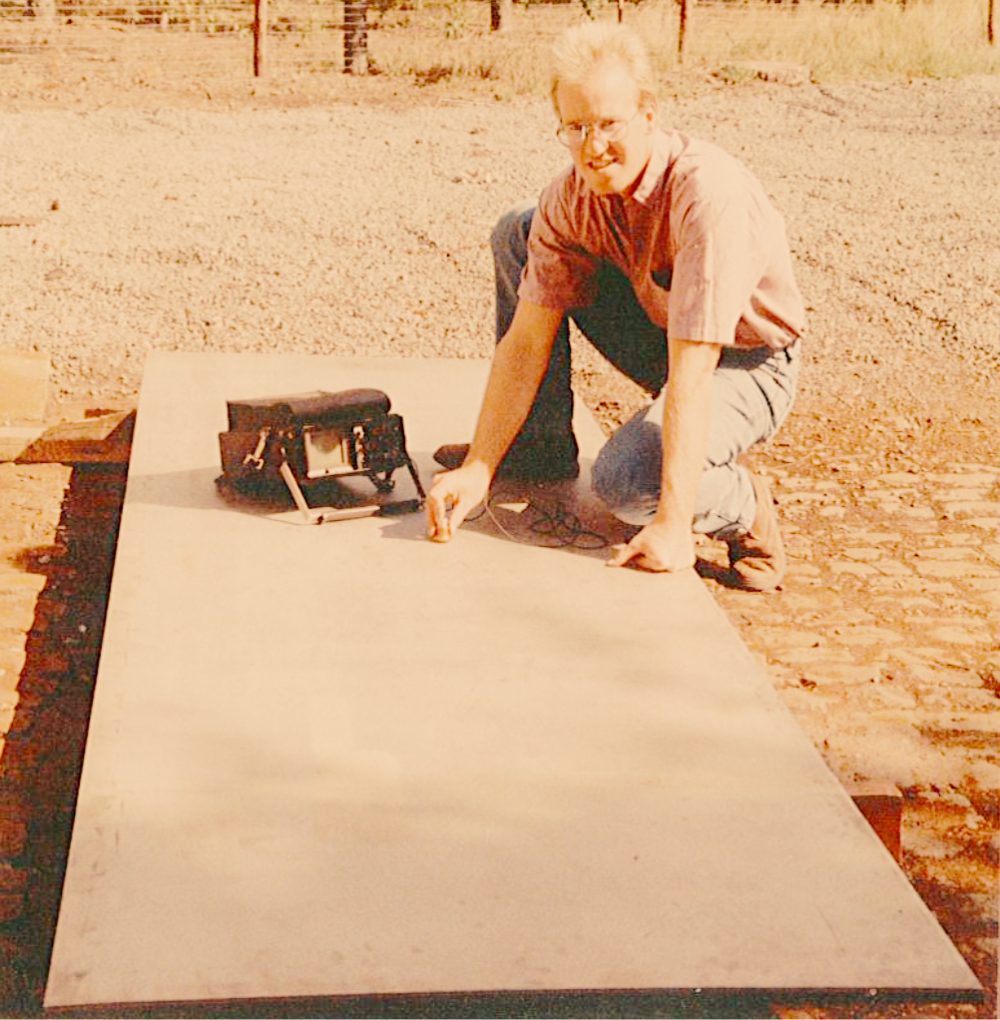 Working on one on the first vacuum explosion welding for clad plates at Shockwave Metalwokring Technologies