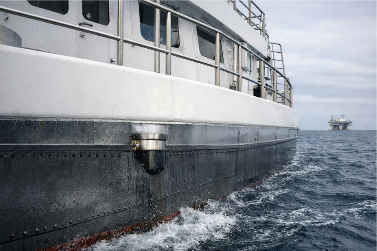 Junta de transici&oacute;n met&aacute;lica aluminio acero para industria naval